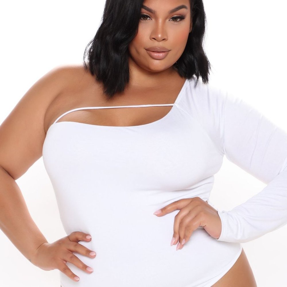 All Of A Sudden Bodysuit - White